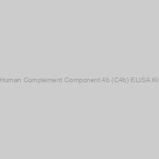 Image of Human Complement Component 4b (C4b) ELISA Kit